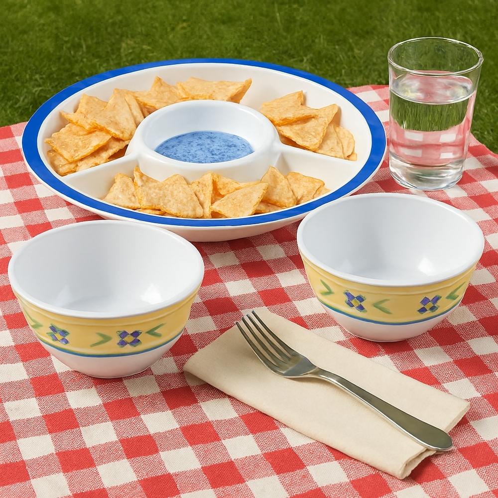 Pfaltzgraff Summer Breeze Melamine Bowls – Set of 2